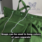 Lace Pillow Bag Snaps